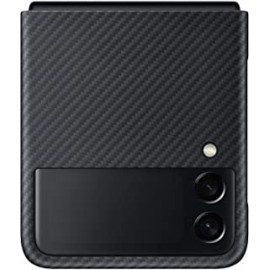 Samsung Galaxy Z Flip 3 Phone Case, Aramid Protective Cover, Heavy Duty, Shockproof Smartphone Protector, Black