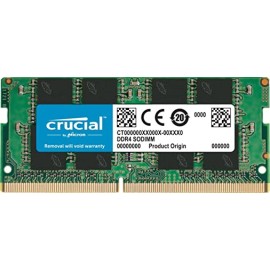 Crucial 8GB Single DDR4 2666 MT/s (PC4-21300) SR X8 SODIMM 260-Pin Memory - CT8G4SFS8266