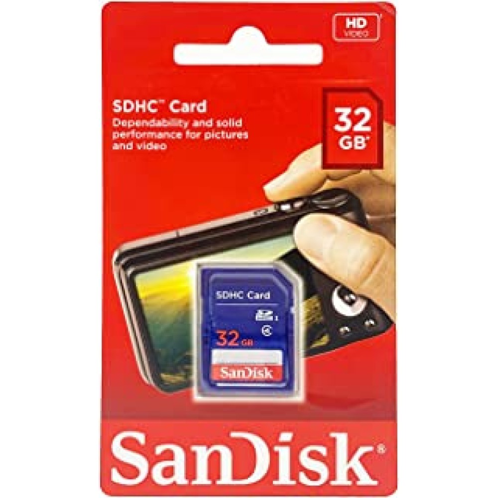 SanDisk 32GB Class 4 SDHC Flash Memory Card - Retail Package