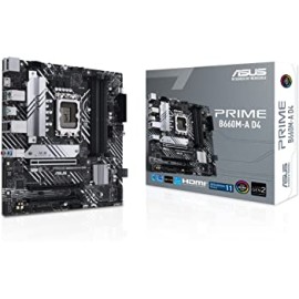 ASUS Prime B660M-A D4 Intel B660 LGA 1700 microATX Motherboard DDR4
