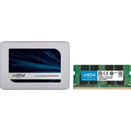 Crucial MX500 1TB SATA 6.35 cm (2.5-inch) 7mm Internal SSD (CT1000MX500SSD1) & RAM 32GB DDR4 3200MHz CL22 (or 2933MHz or 2666MHz) Laptop Memory CT32G4SFD832A
