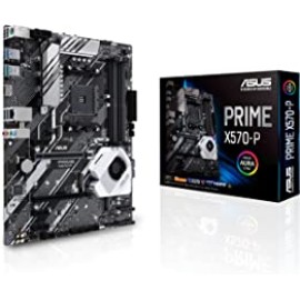 Asus Prime X570-P Ryzen 3 AM4 with PCIe Gen4, Dual M.2 HDMI, SATA 6GB/s USB 3.2 Gen 2 ATX Motherboard