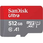 SanDisk UltraÂ® microSDXCâ„¢ UHS-I Card, 512GB, 150MB/s R, 10 Y Warranty, for Smartphones