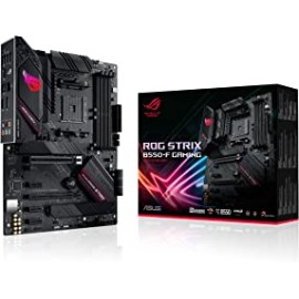 ASUS ROG Strix B550-F Gaming AMD AM4 Zen 3 Ryzen 5000 & 3rd Gen Ryzen ATX Gaming Motherboard (PCIe 4.0, 2.5Gb LAN, BIOS Flashback, HDMI 2.1, Addressable Gen 2 RGB Header and Aura Sync)