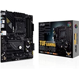 ASUS TUF Gaming B550-PRO AMD AM4(Ryzen 5000/3000) ATX Gaming Motherboard (PCIe 4.0,12+2 Power Stages,2.5Gb LAN,USB 3.2 Gen 2 Type-C,Front USB Type-C, BIOS Flashback, Addressable Gen 2 RGB Header)