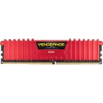 Corsair VENGEANCE LPX 8GB 2400MHz C16 DDR4 Gaming DRAM Memory for Desktops (Red)