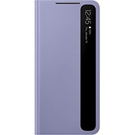 Samsung S-View Plastic Flip Cover - Violet (US Version) For Galaxy S21