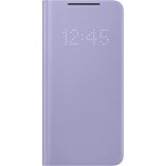 Samsung Galaxy S21 Case, LED Wallet Cover - Violet (US Version)