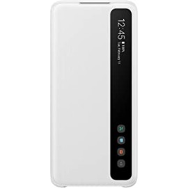 Samsung Galaxy S20 Case, S-View Flip Cover - White (US Version with Warranty), Model:EF-ZG980CWEGUS
