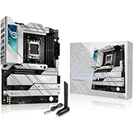ASUS ROG Strix X670E-A Gaming WiFi AMD Ryzen™ AM5 ATX Motherboard, 16 + 2 Power Stages, PCIe® 5.0, DDR5 Support, Four M.2 Slots with heatsinks, USB 3.2 Gen 2x2, WiFi 6E, AI Cooling II, and Aura Sync