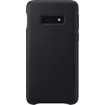 SAMSUNG Original Galaxy S10e Protective Leather Back Cover Case, Black