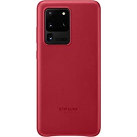 Samsung Back Cover for Galaxy S20 Ultra (Leather|Red)