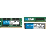 Crucial P2 500GB 3D NAND NVMe PCIe M.2 SSD- CT500P2SSD8 & RAM 8GB DDR4 3200MHz CL22 Laptop Memory CT8G4SFRA32A & RAM 8GB DDR4 3200MHz CL22 Desktop Memory CT8G4DFRA32A