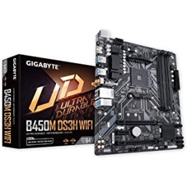 GIGABYTE B450M DS3H WiFi Motherboard with PCIe Gen3 x4 M.2, RGB Fusion 2.0, Intel Dual Band 802.11ac WiFi