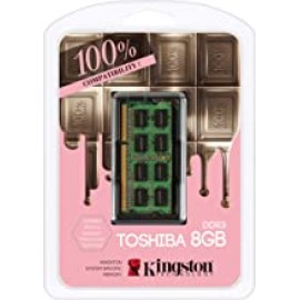 Kingston DDR3 8GB x 1 TOSHIBA Laptop 1600Mhz Ram DDR3-1600(PC3-12800) SO-DIMM Dual Rank 1.35V Low Voltage (KTT-S3CL/8GFR)