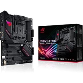 ASUS ROG Strix B550-F Gaming WiFi 6 (AMD AM4 Socket for 3rd Gen AMD Ryzen) ATX Gaming Motherboard with PCIe 4.0, teamed Power Stages, BIOS Flashback, Dual M.2 SATA 6 Gbps USB & Aura Sync