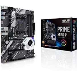 Asus Prime X570-P/CSM AMD AM4 ATX Motherboard with PCIe 4.0, dual M.2, HDMI, SATA 6Gb/s, USB 3.2 and Aura Sync RGB header
