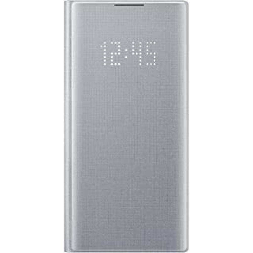 Samsung Galaxy Note10 Case, LED Wallet Cover - Silver (US Version with Warranty)