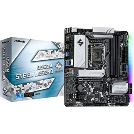 ASRock B560M Steel Legend Compatible with Intel 10th and 11th Generation CPU (LGA1200) B560 Chipset MicroATX Motherboard