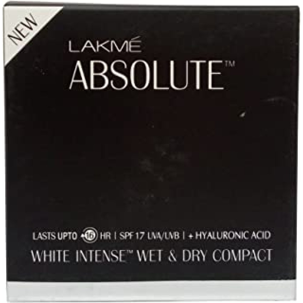 Lakmé Absolute White Intense Wet and Dry Compact - Beige Honey 05, 9g Carton