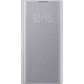 Samsung Original TPU LED View Cover Case For Samsung Galaxy Note 10 - Silver