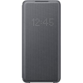 Samsung Galaxy S20 Ultra Case, LED Wallet Cover - White (US Version with Warranty), Gray (EF-NG988PJEGUS)