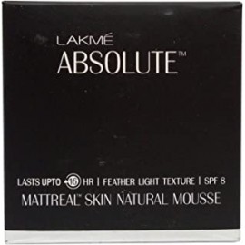 Lakmé Absolute Mattreal Skin Natural Mousse, 04 Golden Light, 25g