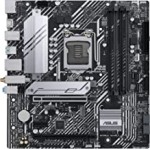 ASUS Prime B560M-A AC Intel B560 (LGA1200) mATX motherboard,PCIe 4.0,two M.2slots, 8powerstages,1GbLAN,DisplayPort,dual HDMI, rear USB 3.2Gen 2Type-C, Wi-Fi5 module on board, AuraSync, Addressable RGB