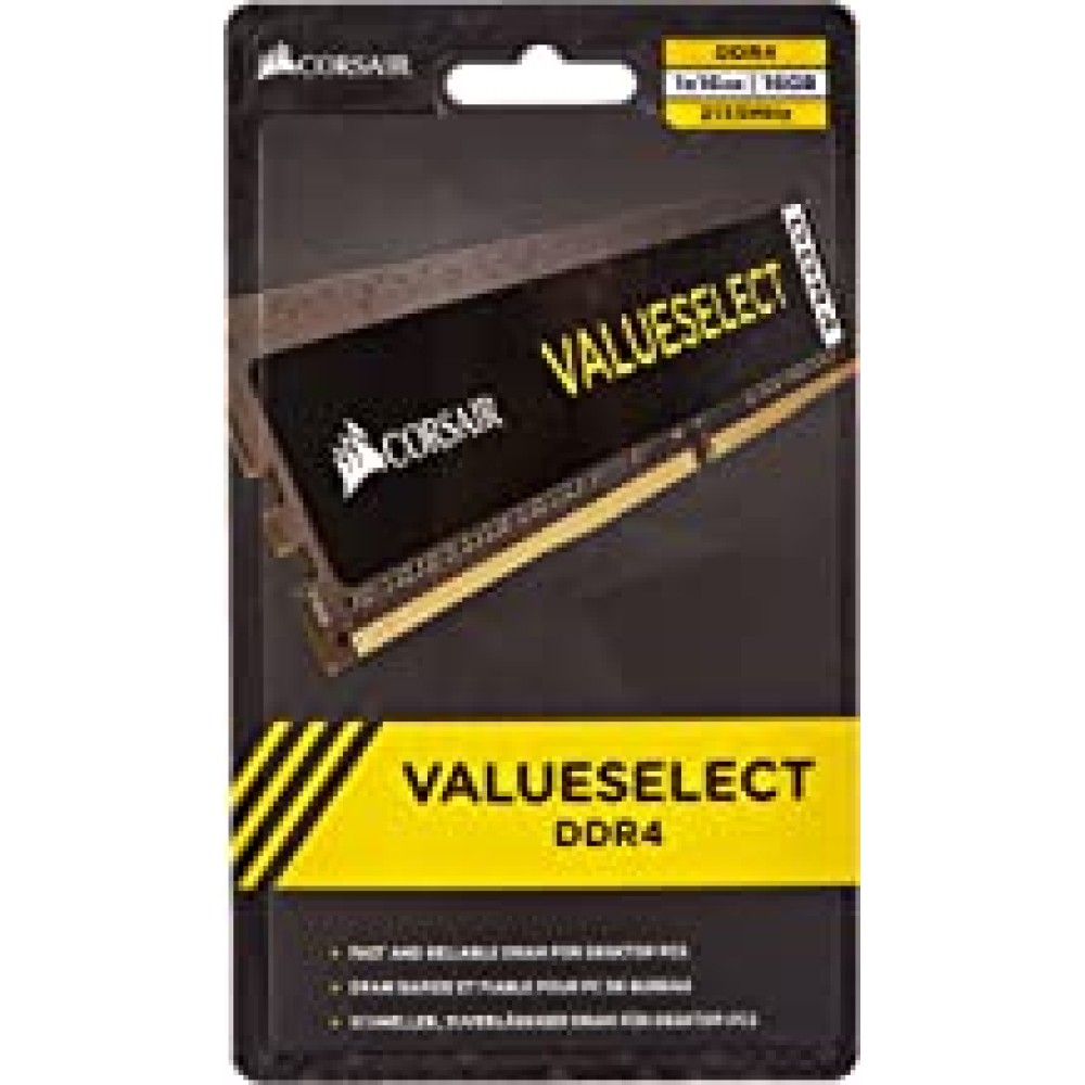 Corsair Value Select Series 16GB (1x16GB) DDR4 2133MHz (PC4-17000) CL15 DIMM