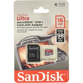 Sandisk Ultra - Flash memory card - 16 GB - MicroSDHC UHS-I (SDSQUNC-016G-AN6IA)