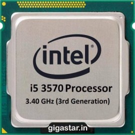 Intel Core i5 3570 3rd Generation Processor 3.40 Ghz for LGA 1155 Socket Excellent Performance Processor (Silver)