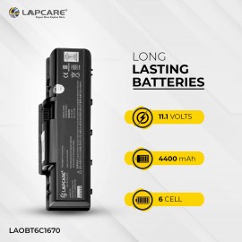 Lapcare 11.1V 4000mAh 6 Cell Compatible Laptop Battery for Aspire 4710G 4310 4520 4920G 4710Z and 4720 Series Models