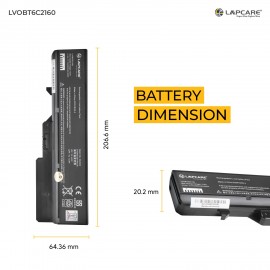Lapcare 44Wh 11.1V 4000mAh 6 Cell Compatible Laptop Battery For G460 IdeaPad G560 0679