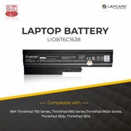 Lapcare IBM T60/R60 6C Battery -Black