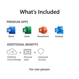 Microsoft 365 Family for 6 Users, 12-Month/1 year Subscription (Windows/Mac/iOS/Android)(Activation Key Card)