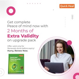 Quick Heal | Total Security Renewal Upgrade Gold pack | 1 User | 3 years | Email Delivery in 2 hours - no CD| Existing Quick Heal Single User Subscription Needed