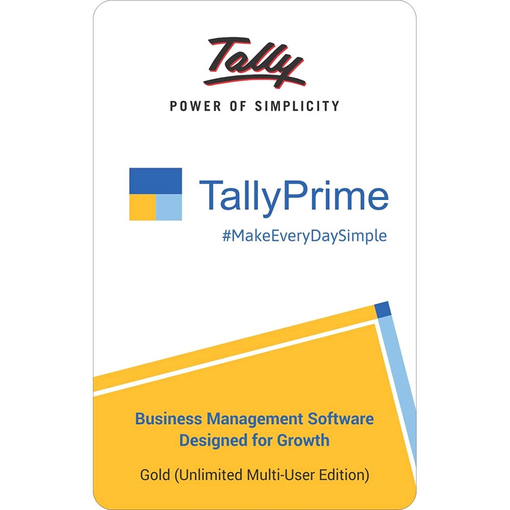 TallyPrime Gold- one software for all your business needs - Accounting, GST, Invoice, Inventory, MIS & more (No CD. E-mail delivery in 2 hours)